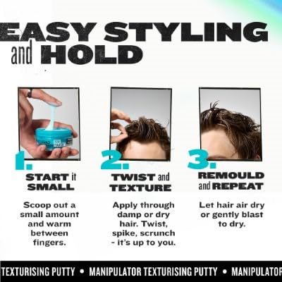 Bed Head Manipulator Hair Putty texture close-up