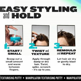 Bed Head Manipulator Hair Putty texture close-up