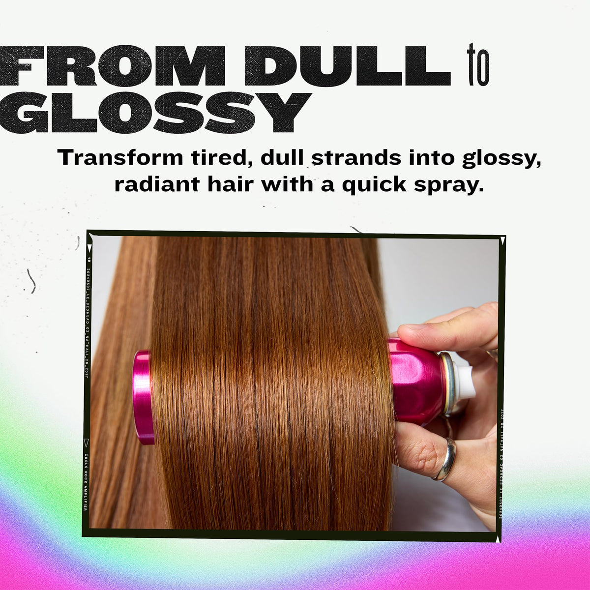 Bed Head Superfine Shine Spray packaging details