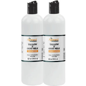 Beef Tallow & Goat Milk Shampoo and Conditioner Set packaging