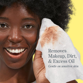 Beekman 1802 Goat Milk Face Wipes Lavender on a bathroom counter