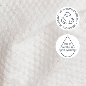 Beekman 1802 Goat Milk Face Wipes on a bathroom counter