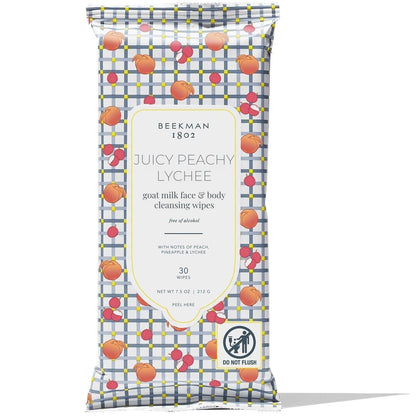 Beekman 1802 Goat Milk Face Wipes packaging front view