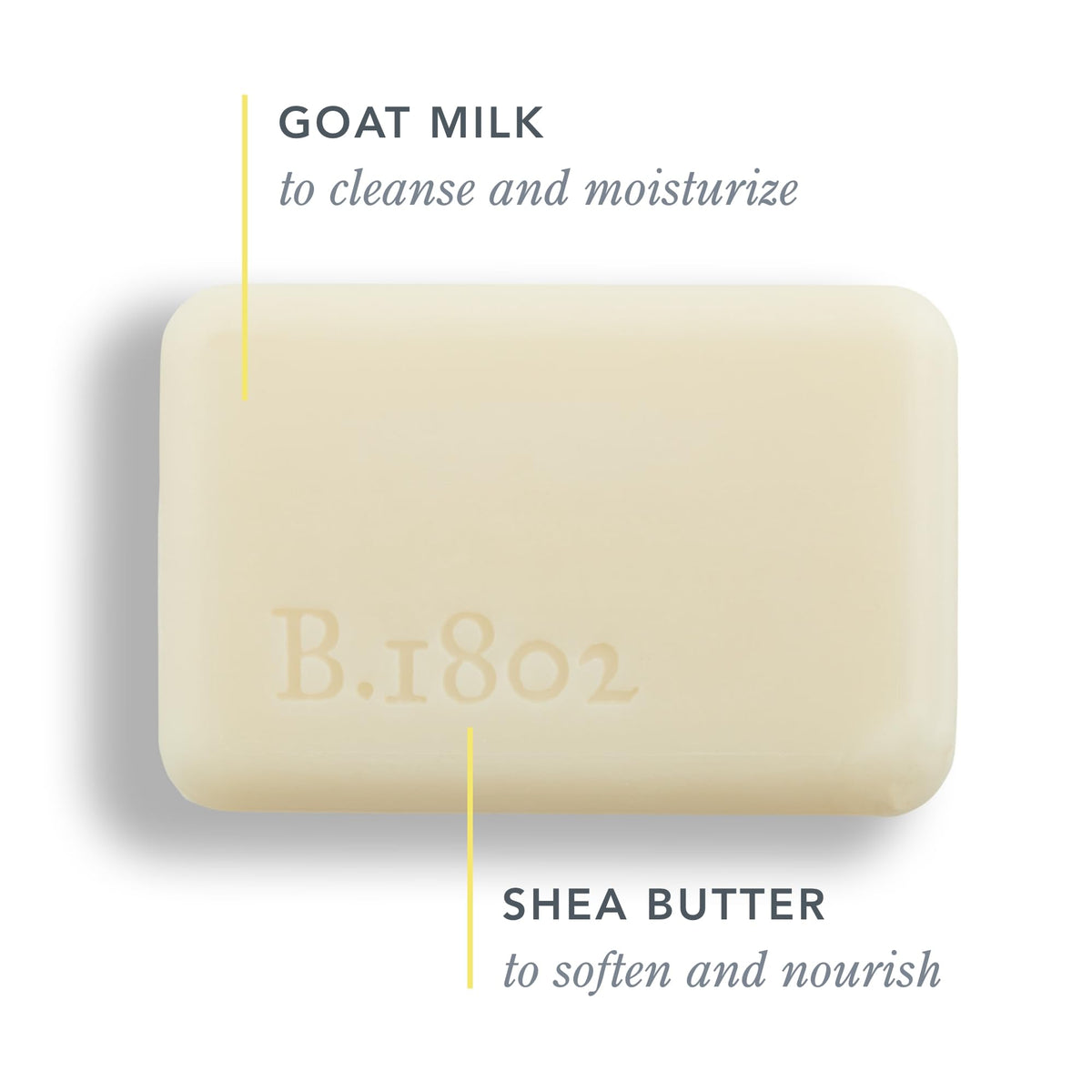 Beekman 1802 Goat Milk Soap Lavender side view