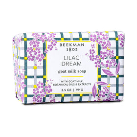 Beekman 1802 Goat Milk Soap Lilac Dream front view