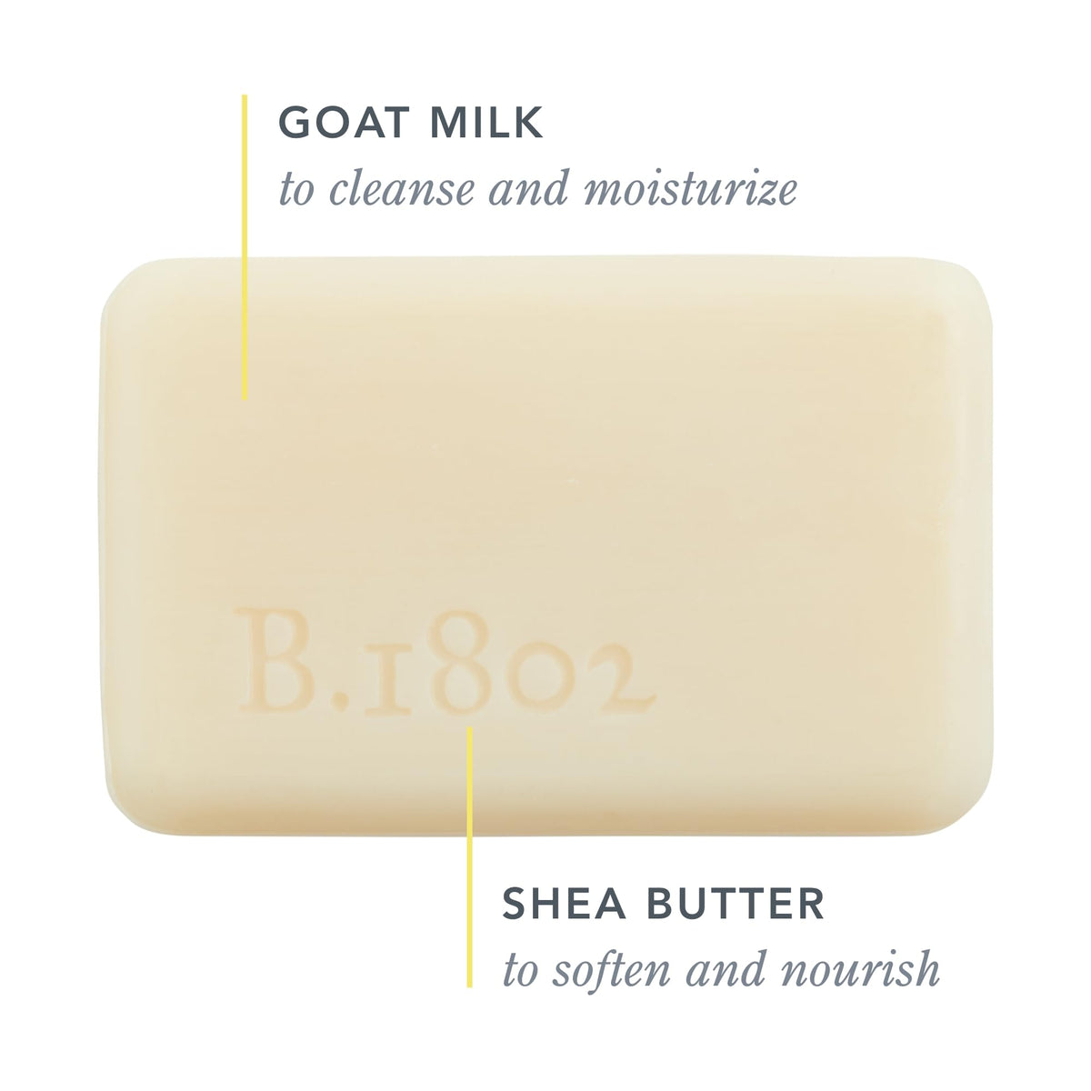 Beekman 1802 Goat Milk Soap Lilac Dream side view