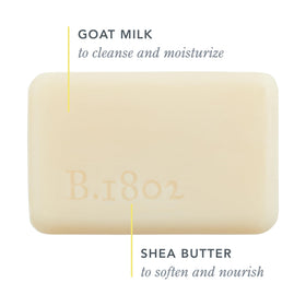 Beekman 1802 Goat Milk Soap Lilac Dream side view