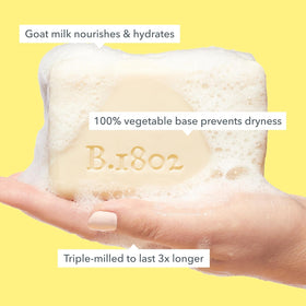 Beekman 1802 Goat Milk Soap Sunshine Lemon side view