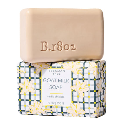 Beekman 1802 Goat Milk Soap Vanilla Absolute 9 oz front view