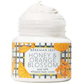Beekman 1802 Goat Milk Whipped Body Cream Honey & Orange Blossom front view