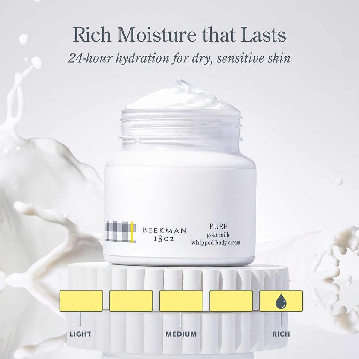 Beekman 1802 Goat Milk Whipped Body Cream with natural ingredients