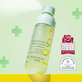 Beekman 1802 Magnesium Milk Jelly Face Mist 2 Fl Oz ingredients close-up