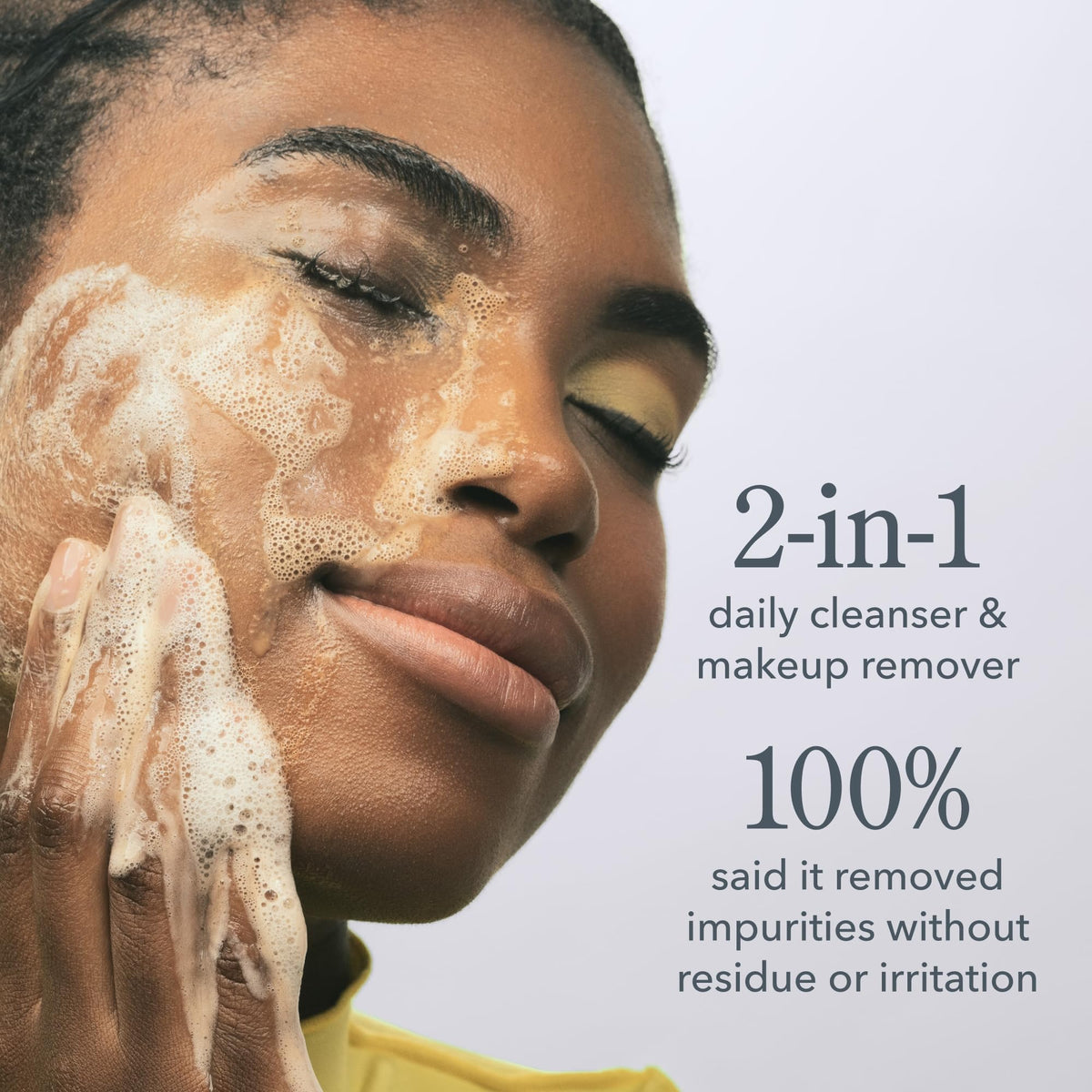 Beekman 1802 Micellar Milk Froth Face Wash 5 fl oz side view
