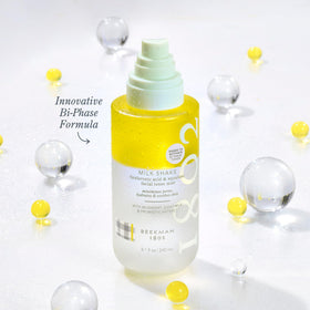 Beekman 1802 Milk Shake Hydrating Face Mist in use outdoors