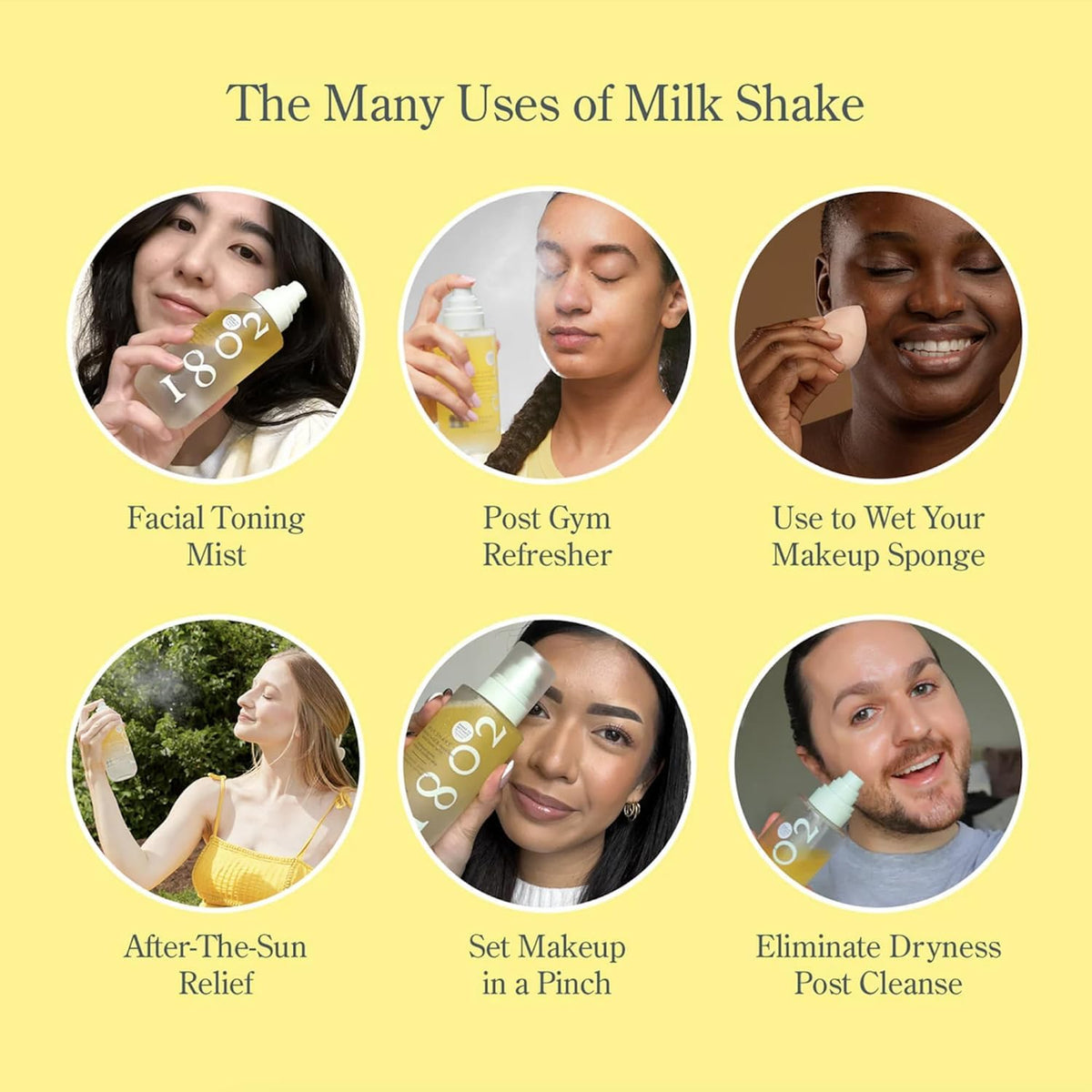 Beekman 1802 Milk Shake Hydrating Face Mist packaging details