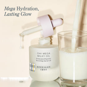 Beekman 1802 Oh! Mega Milky Facial Oil Serum bottle and packaging