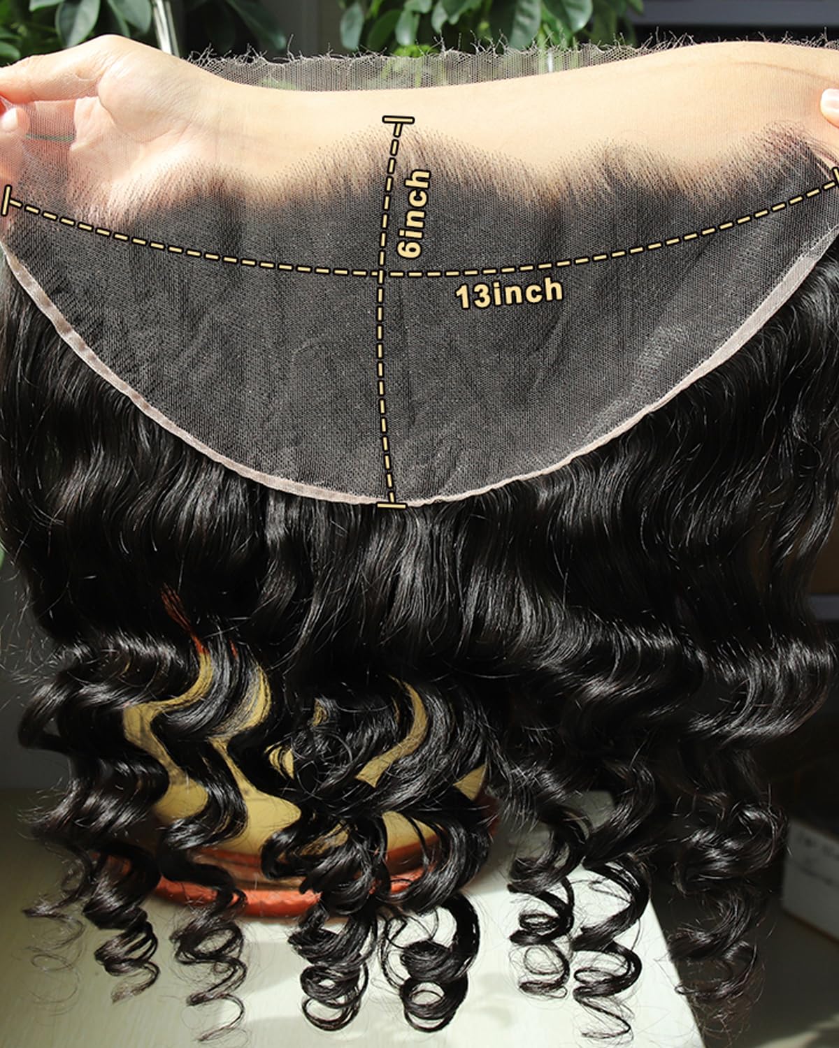 BEEOS 13x6 HD Lace Frontal in packaging