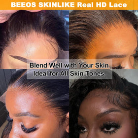 BEEOS 16 Inch Lace Closure with styling options