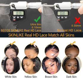 BEEOS 5x5 Lace Closure packaging