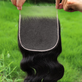 BEEOS 6x6 HD Lace Closure body wave front view