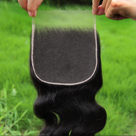 BEEOS Body Wave 4x4 HD Lace Closure texture detail