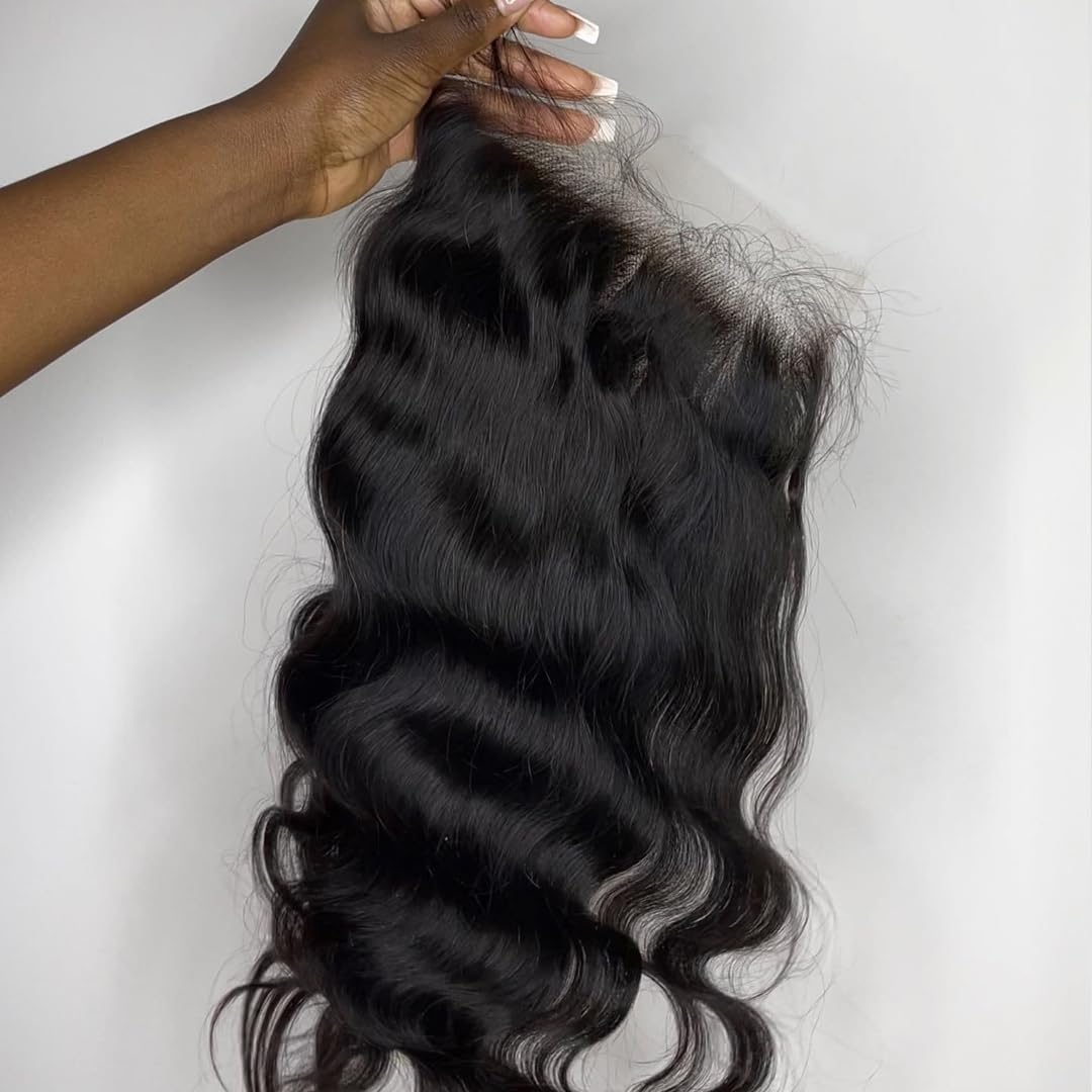 BEEOS Body Wave 5x5 HD Lace Closure styling options