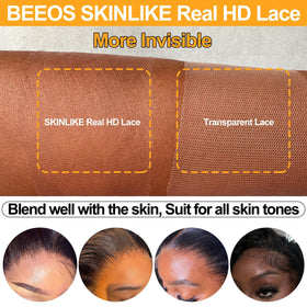 BEEOS Body Wave 6x6 HD Lace Closure back view