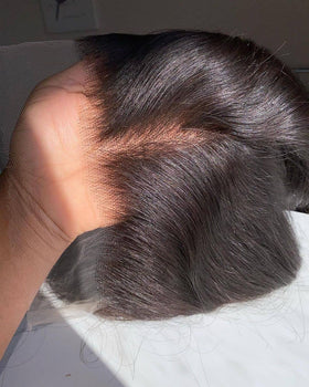 BEEOS Brazilian virgin hair frontal close-up