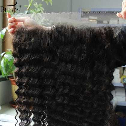 BEEOS Deep Wave 13x6 HD Lace Frontal front view