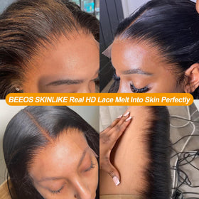 BEEOS Deep Wave HD Lace Frontal on model