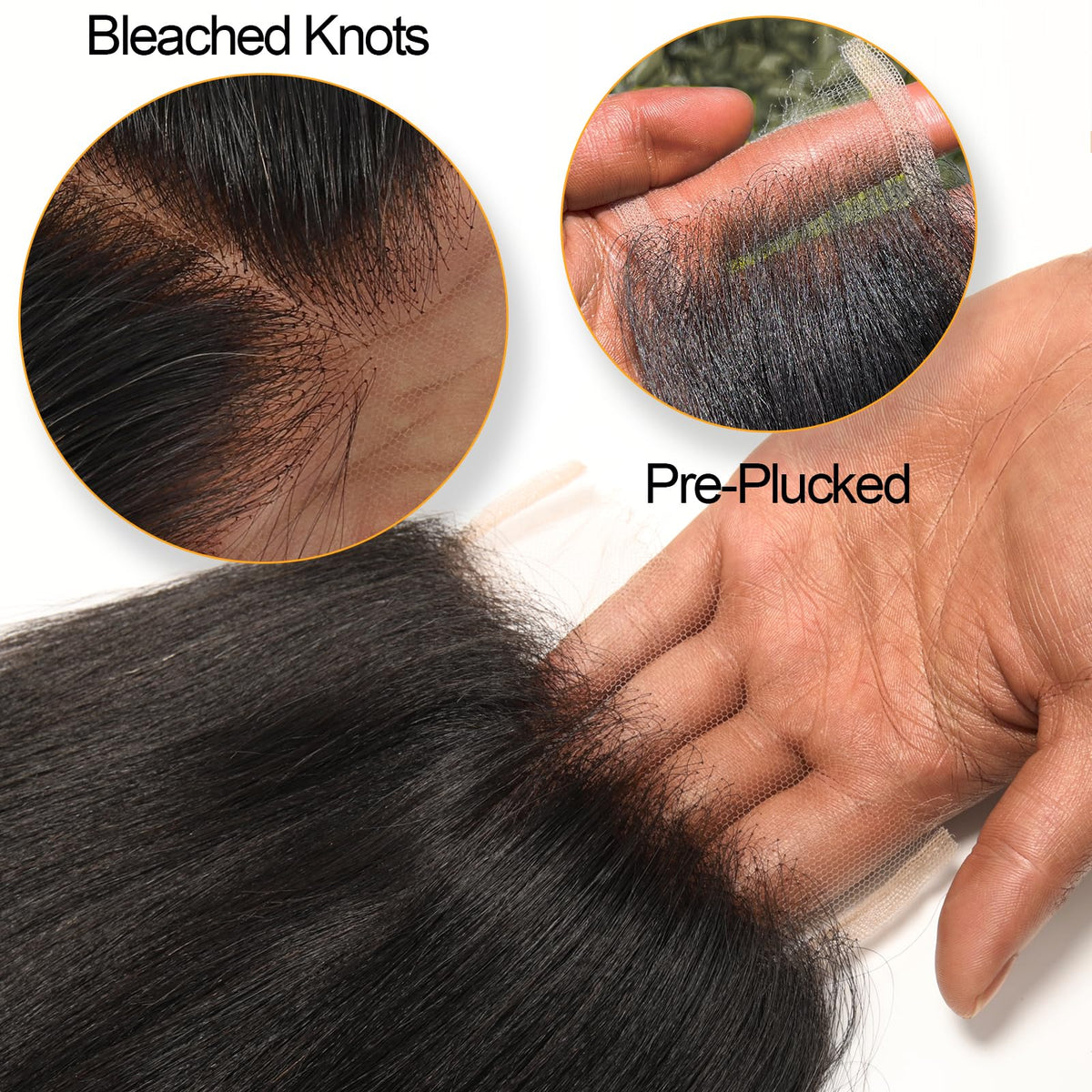 BEEOS HD Lace Closure in packaging with product details