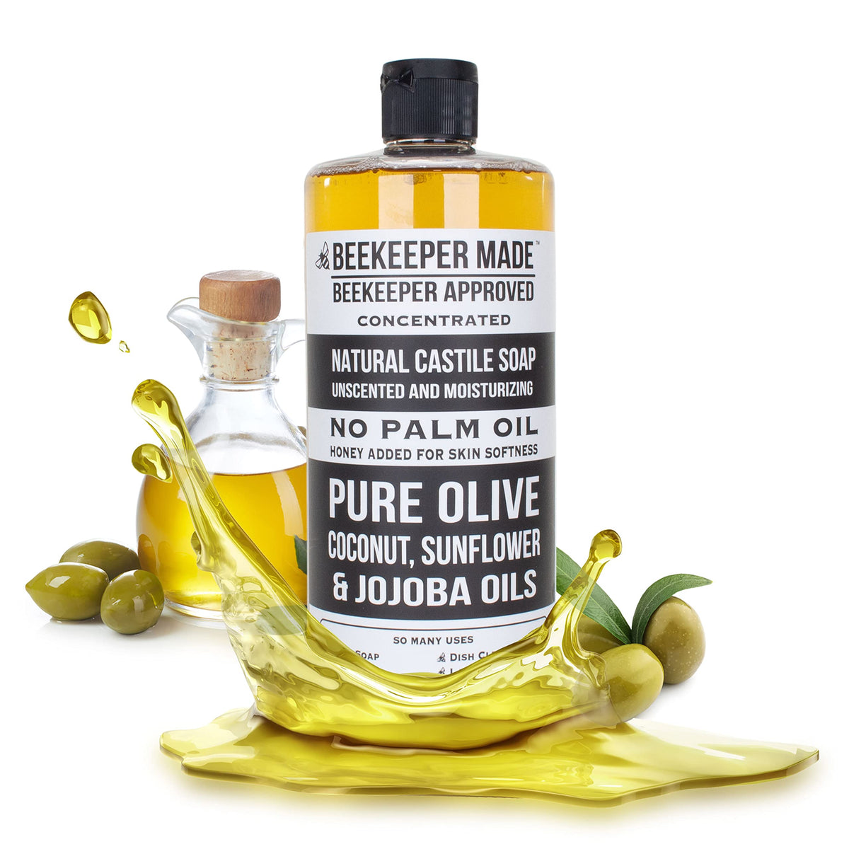 Beessential Natural Castile Soap Lavender ingredients list