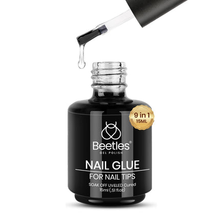 beetles 15ml 9-in-1 Nail Glue Gel front view