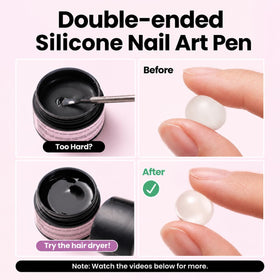 beetles 3D Gel Nail Art in use at a salon
