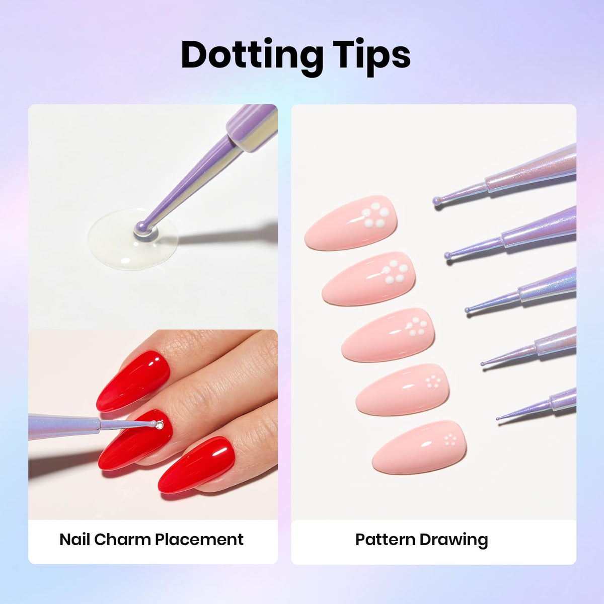 beetles 5PCS tools demonstrating sculpting and dotting features