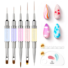beetles 7 Pcs Nail Art Brushes Set with various brush types