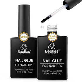 Beetles 9 in 1 Nail Glue 10ml front view
