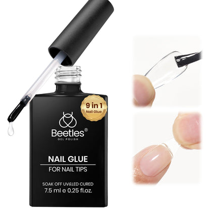 beetles 9 in 1 Nail Glue Gel 7.5ML front view