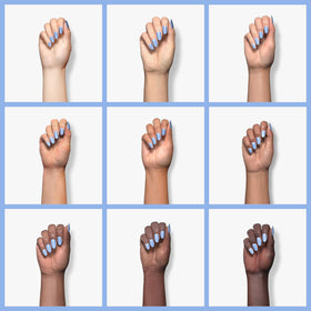 beetles Baby Blue Gel Nail Polish 15ML with nail brush