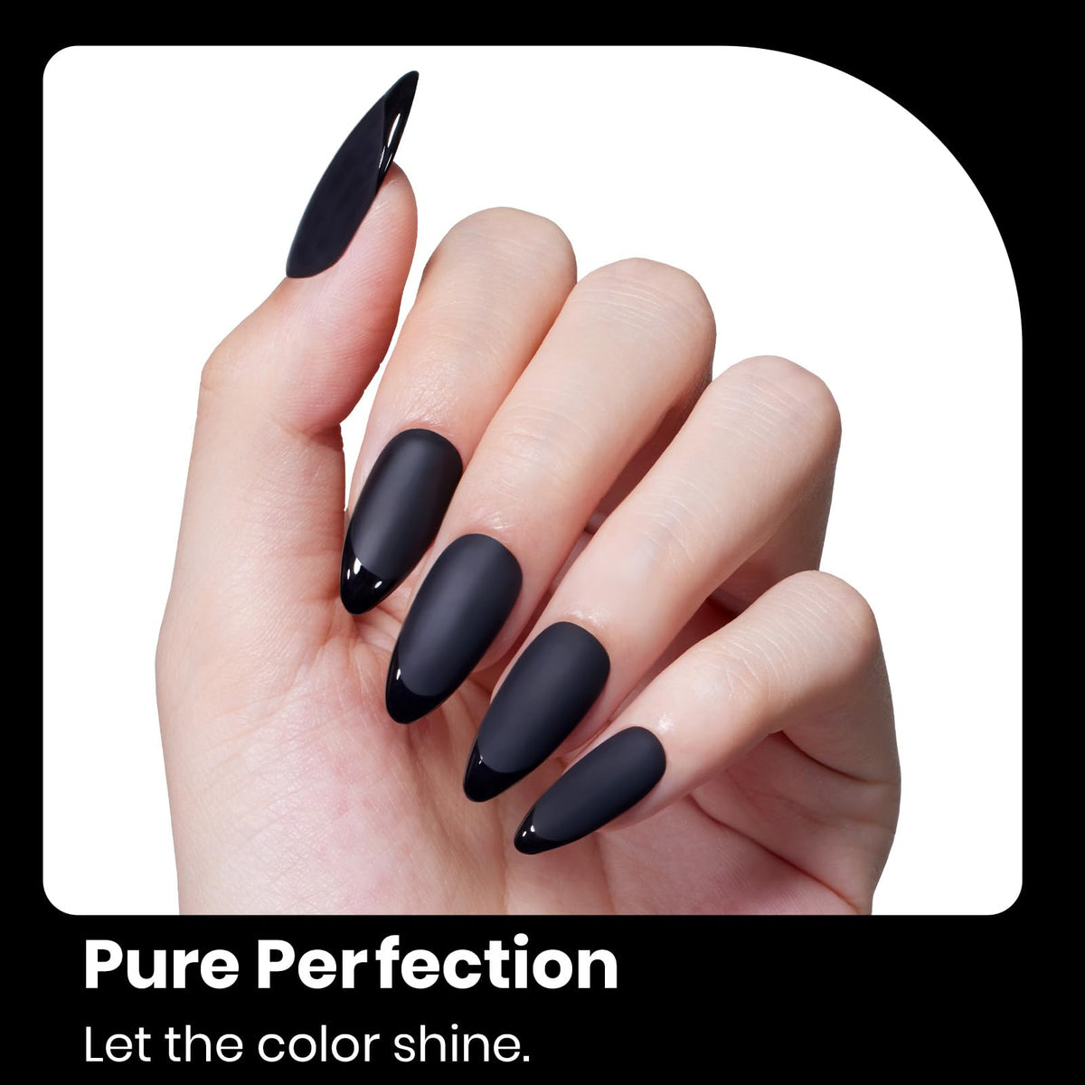 Beetles Black Gel Nail Polish 15ml packaging
