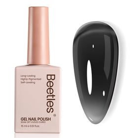 beetles Black Jelly Gel Nail Polish 15ML front view