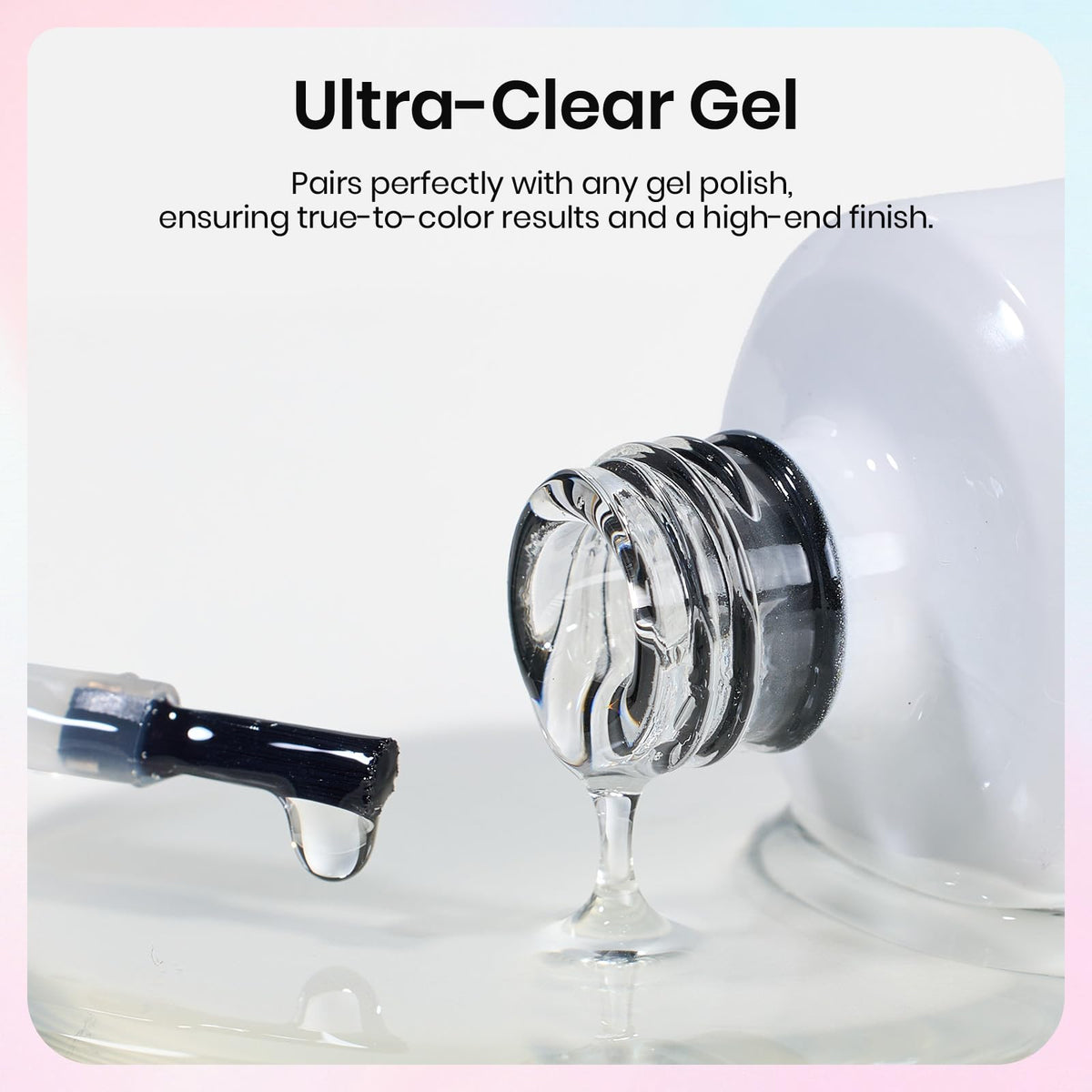 beetles Blooming Gel Nail Polish curing under UV lamp