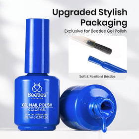 Beetles Blue Gel Polish in a beauty gift set