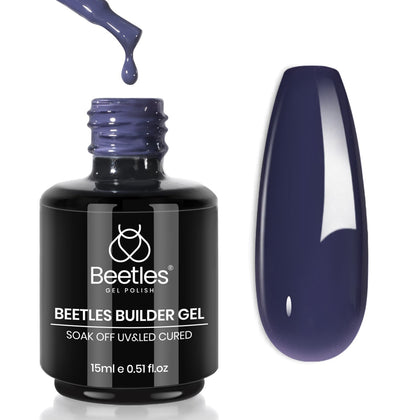 beetles Builder Gel 15ml in deep blue shade front view