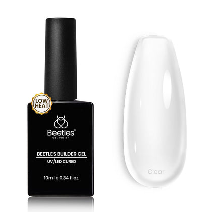 beetles Builder Gel 8-in-1 clear gel bottle front view