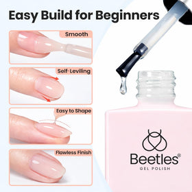 beetles Builder Gel application on nails