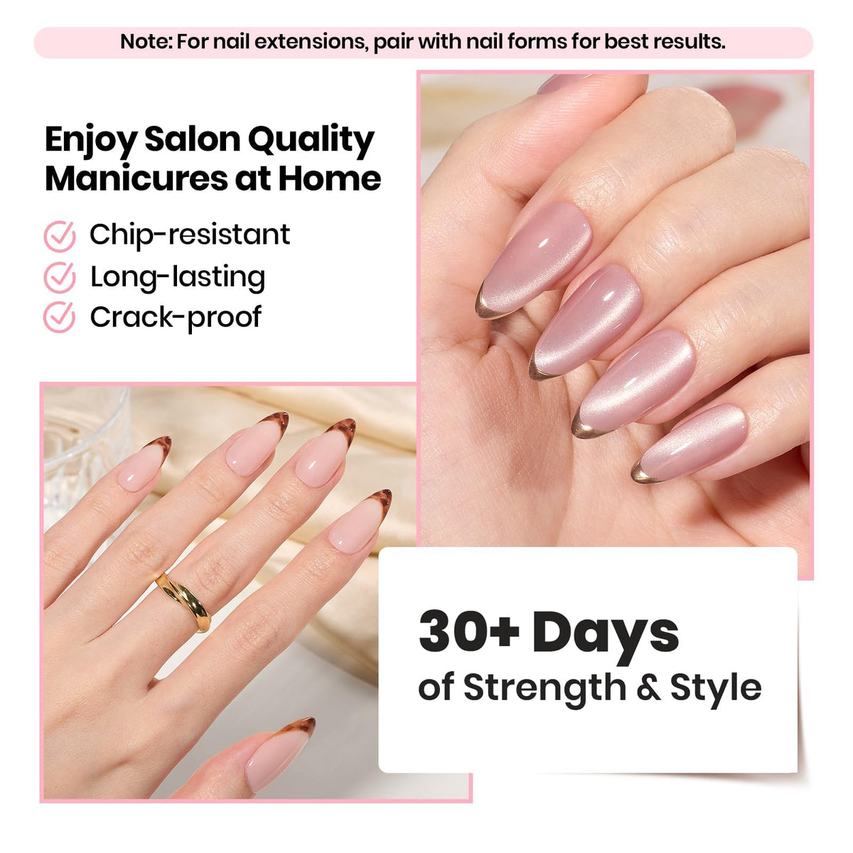 beetles Builder Gel application on nails