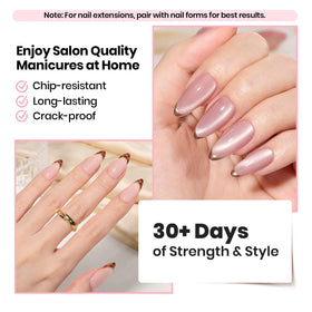 beetles Builder Gel application on nails