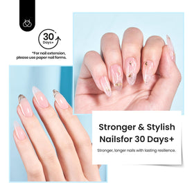 beetles Builder Gel for Nails in use during nail art