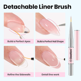 beetles Builder Gel nail brush included in kit